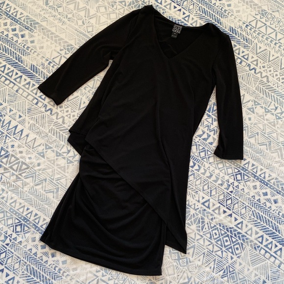 Clara Sunwoo Black Layered Dress - Picture 2 of 7